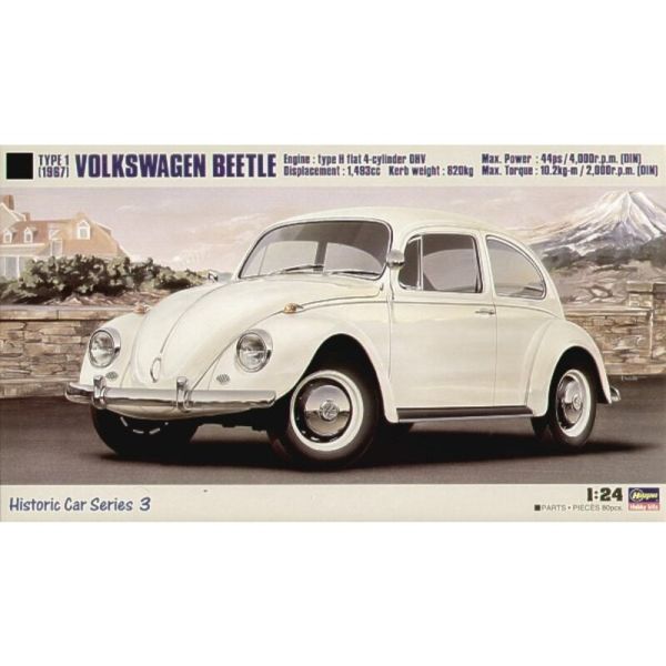 HAW21203 - VOLKSWAGEN Beetle 1967 to assemble and paint - 1