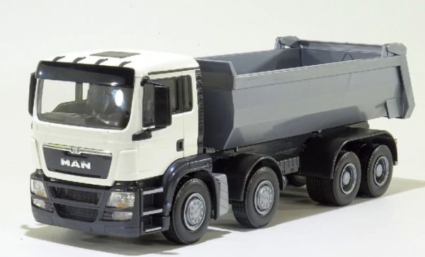 EMEK21662 - MAN TGS M 8x4 blue cab tipper - 1