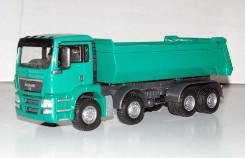 EMEK21666 - MAN TGS M 8x4 green tipper truck - 1