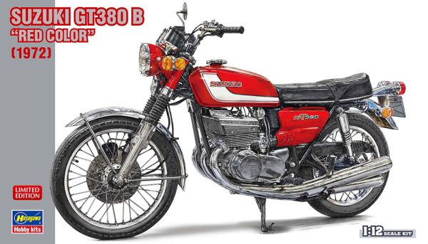 HAW21756 - SUZUKI GT380 B 1972 Red to assemble and paint - 1