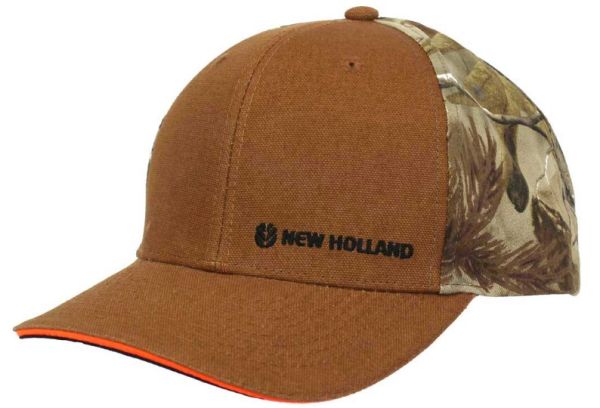 CASNH2207 - NEW HOLLAND brown and camouflage cap - 1