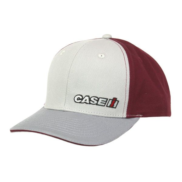 CASCNH22145 - CASE IH cap in grey and Bordeaux - 1