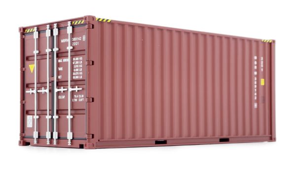 MAR2323-02 - Maritime container 20 feet brown - 1