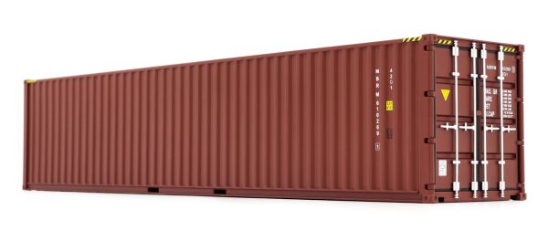 MAR2324-02 - Maritime container 40 feet brown - 1