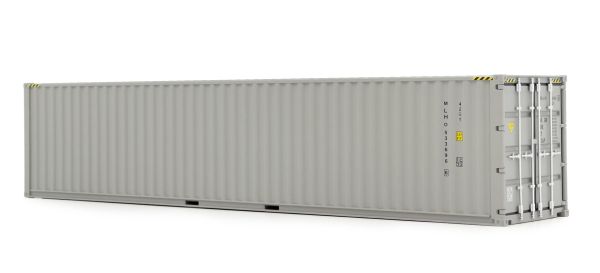 MAR2324-03 - Shipping container 40 feet grey - 1