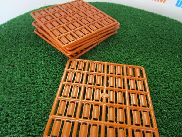 JUW23271 - 280 old red tiles 1.14cm x 0.66cm - 1