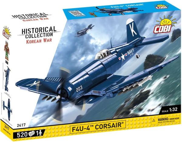 COB2417 - F4U-4 CORSAIR Military Aircraft - 520 pcs - 1