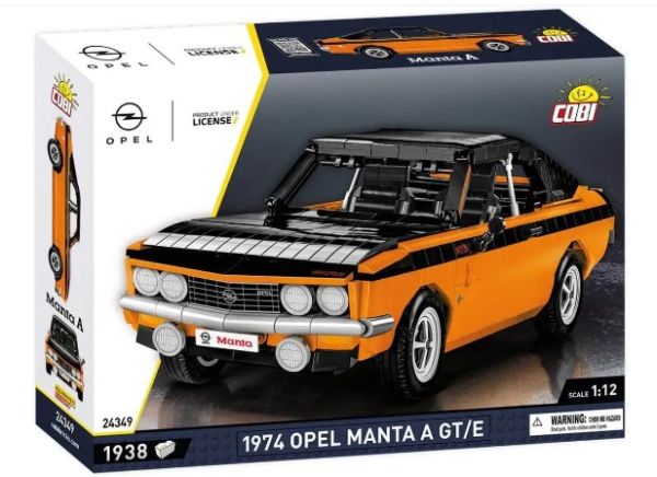 COB24349 - OPEL Manta A GT/E 1974 Orange and black - 1938 Parts - 1