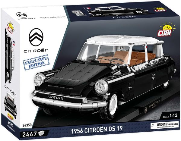 COB24350 - CITROEN DS.19 1956 Black Exclusive Edition - 2467 Parts - 1