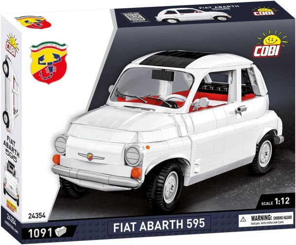 COB24354 - FIAT 500 Abarth 1965 White - 1091 pcs - 1