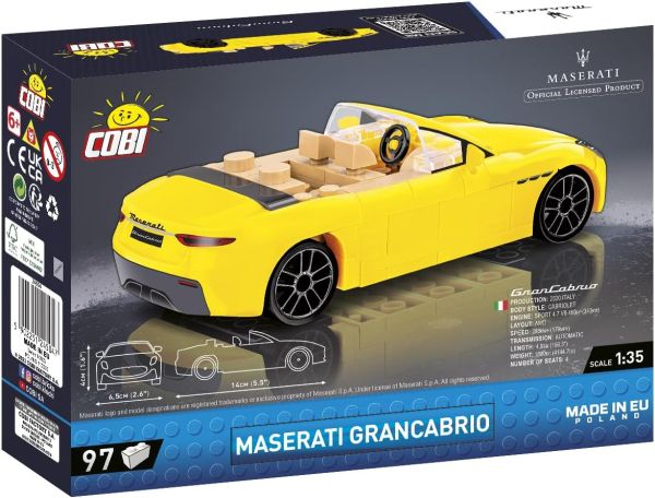 COB24504 - MASERATI Grancabrio yellow - 97 pcs - 1