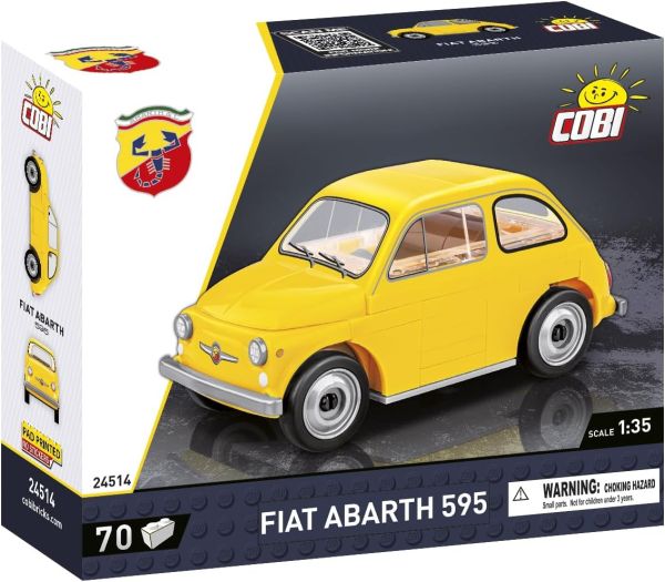 COB24514 - FIAT 500 Abarth 1965 yellow - 70 pcs - 1