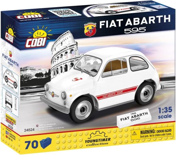 COB24524 - FIAT Abarth 595 White - 70 pcs - 1