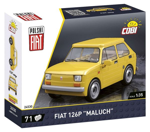 COB24530 - FIAT 126P yellow - Maluch - 71 pieces - 1