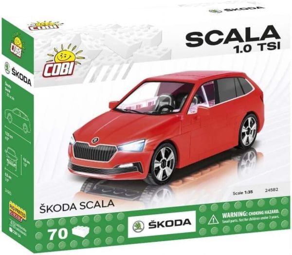 COB24582 - SKODA Scala 1.0 TSI red - 70 pcs - 1