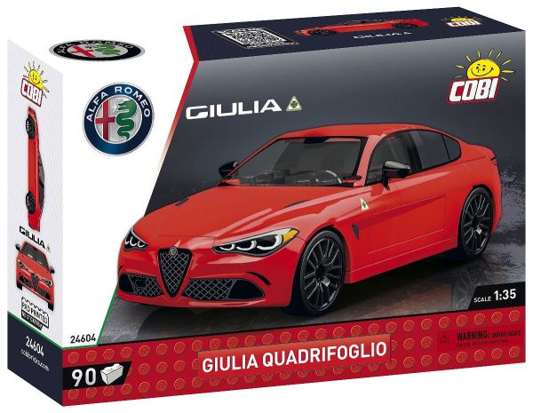 COB24604 - ALFA ROMEO Gulia Quadrifoglio red - 90 pieces - 1