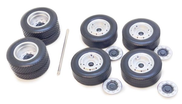 MAR2503 - Tyre set with wheel covers for SCANIA - 1