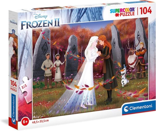 CLE25719 - 104 pieces Disney Snow Queen Puzzle - 1