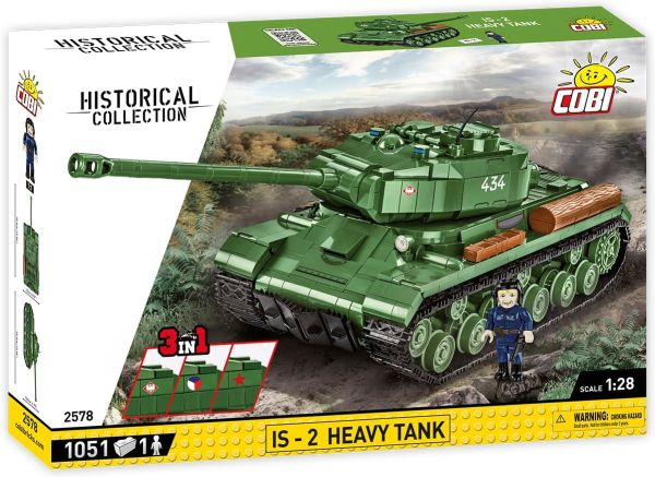 COB2578 - Tank IS-2 heavy 3in1 - 1051 pcs - 1