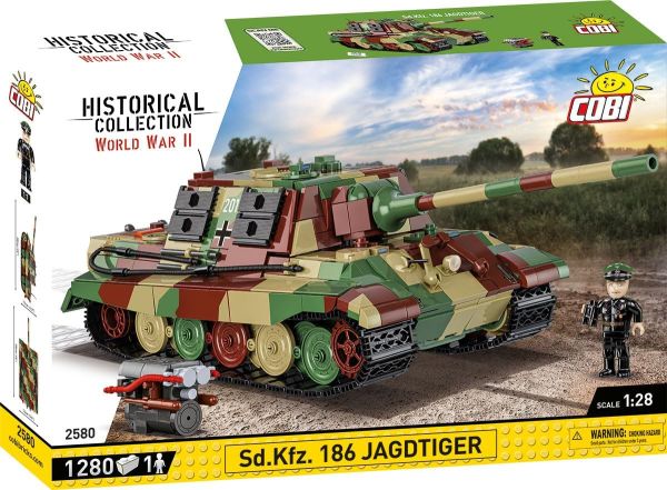 COB2580 - Tank SD.KFZ. 186 JAGDTIGER - 1280 pcs - 1