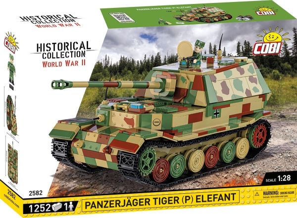 COB2582 - Tank PANZERJAGER Tiger P Elefant - 1252 pcs - 1