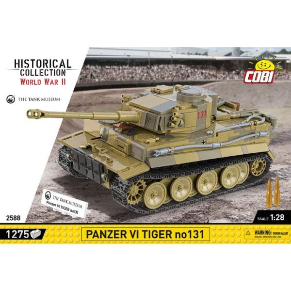 COB2588 - Tank PANZER VI Tiger No.131 - 1275 pieces - 1