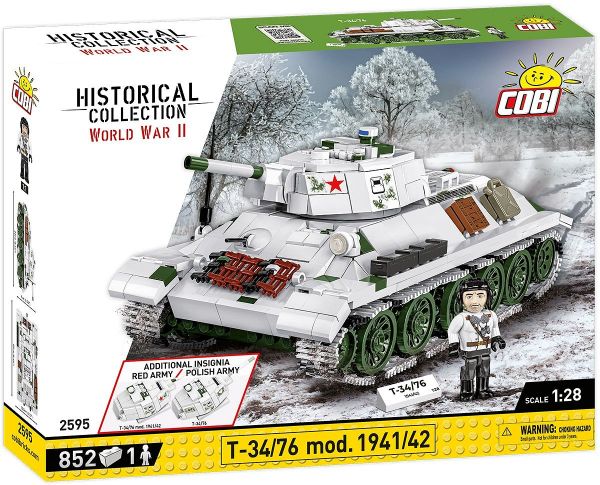 COB2595 - Tank T-34/76 mod. 1941/42 - 852 pieces - 1