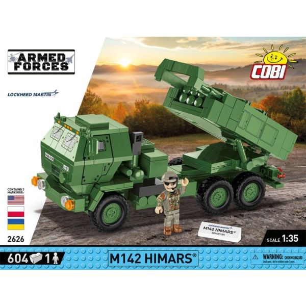 COB2626 - Military vehicle M142 Himars - 604 pieces - 1