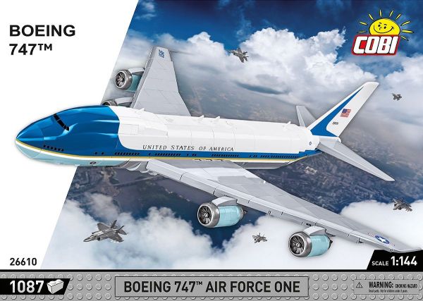 COB26610 - Aeroplane BOEING 747 Air Force One - 1087 pieces - 1