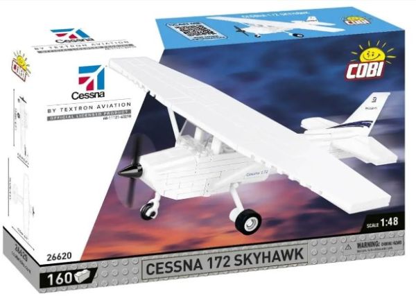 COB26620 - Aircraft CESSNA 172 Skyhawk white - 160 pcs - 1