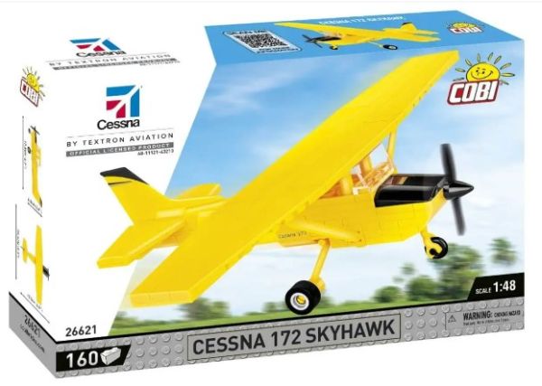 COB26621 - Aircraft CESSNA 172 Skyhawk yellow - 160 pcs - 1