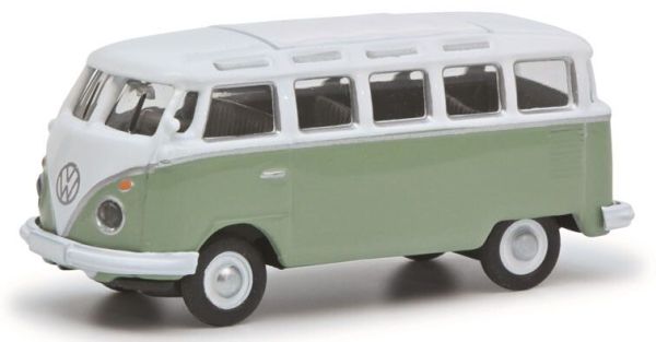 SCH26707 - VOLKSWAGEN T1c Samba Green and White - 1