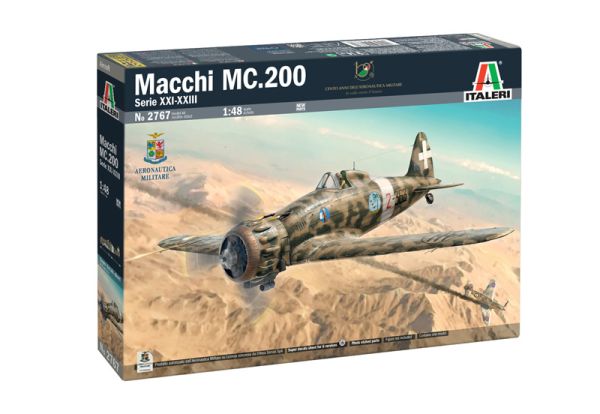 ITA2767 - MACCHI MC.200 Saetta XXL-WWII military aircraft to assemble and paint - 1