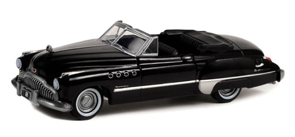 GREEN28110-A - BUICK roadmaster Convertible 1949 black from the series BLACK BANDIT in blister pack - 1