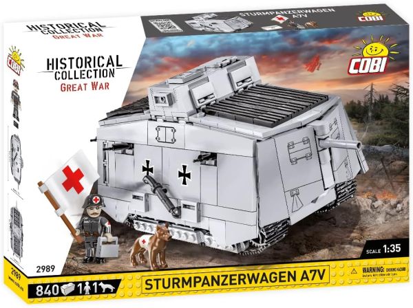 COB2989 - Tank STURMPANZERWAGEN A7V - 840 pcs - 1