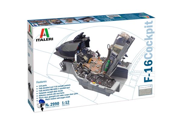 ITA2990 - F-16 Cockpit to assemble and paint - 1