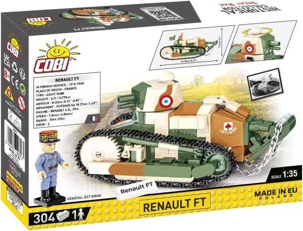 COB2991 - RENAULT FT Light Tank - 304 pcs - 1