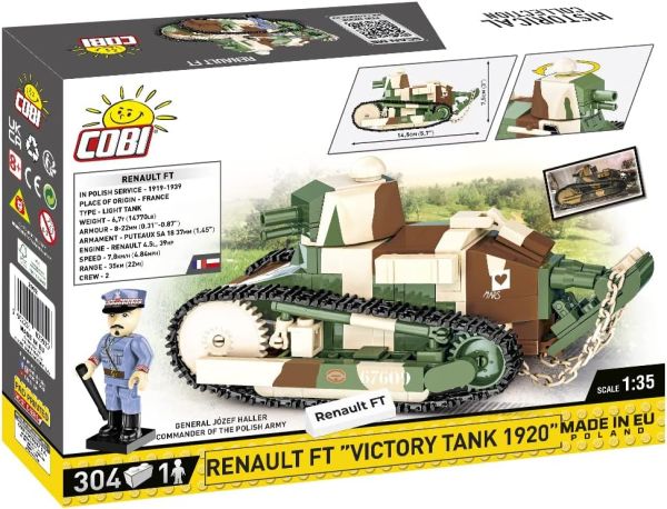 COB2992 - RENAULT FT Victory tank 1920 - 304 pcs - 1