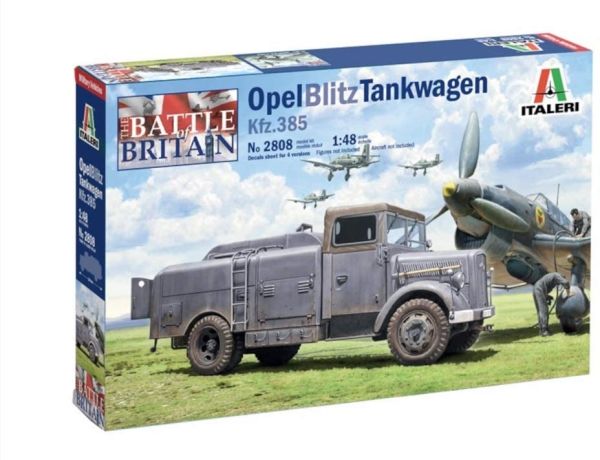 ITA2808 - Opel Blitz Tankwagen Kfz.385 vehicle to assemble and paint - 1