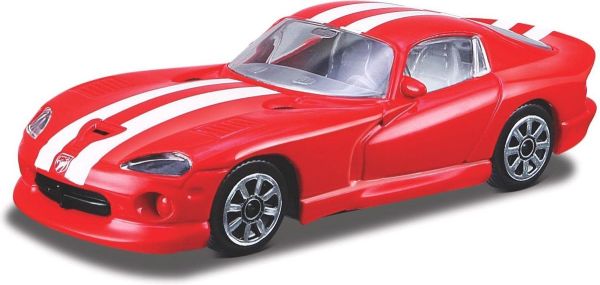 BUR30029 - DODGE Viper GTS Coupe red with white stripes - 1