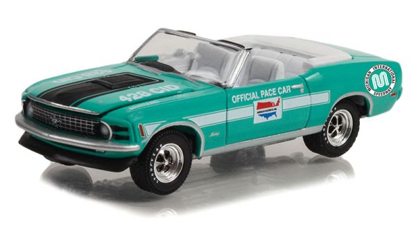 GREEN30364 - FORD Mustang mach 1 428 cobra jet from the series MICHIGAN INTERNATIONAL SPEEDWAY in blister pack - 1