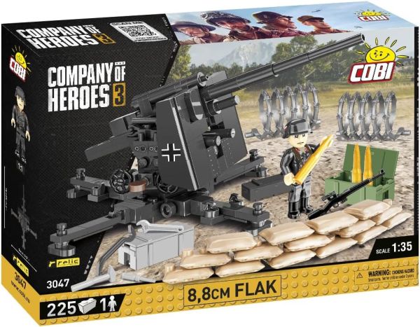 COB3047 - 8.8 cm FLAK Cannon - 225 Pieces - 1