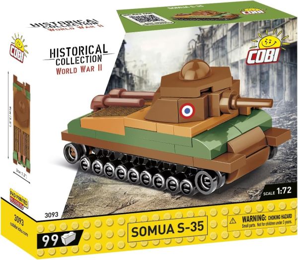 COB3093 - SOMUA S-35 Tank - 99 Pieces - 1