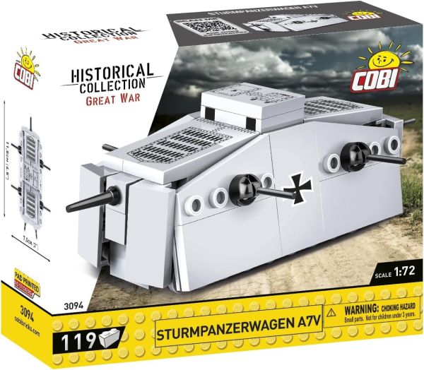 COB3094 - STURMPANZERWAGEN A7V Tank - 119 Pieces - 1