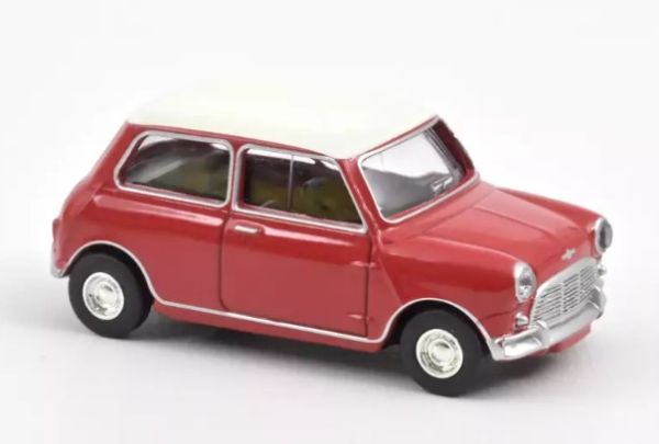 NOREV310520 - 1964 MINI COOPER S Tartan Red with white roof - 1