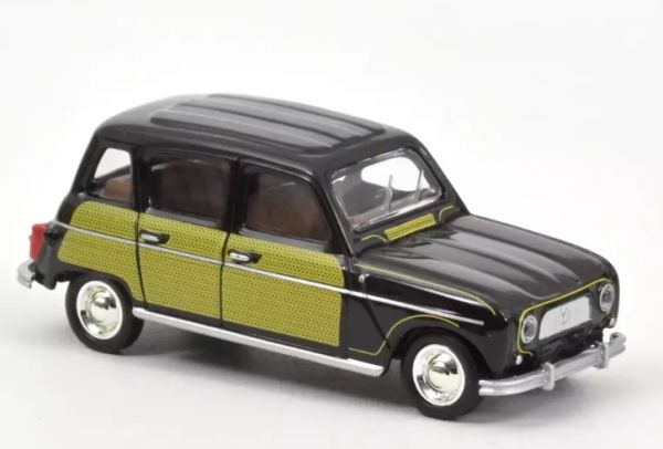 NOREV310938 - RENAULT 4 Parisienne 1963 Black and yellow - 1