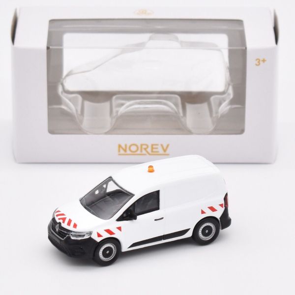 NOREV310957 - RENAULT Kangoo Van 2023 White with red stripes - 1