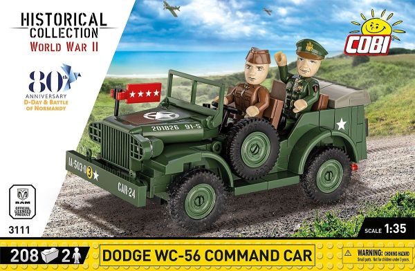 COB3111 - DODGE WC-56 Command Car - 80th Anniversary - 208 Parts - 1