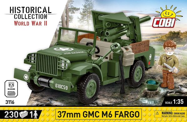 COB3116 - DODGE WC-55 GMC M6 Fargo 37mm - 230 Coins - 1