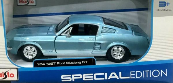 MST31260BL - FORD Mustang GT 1967 blue - 1